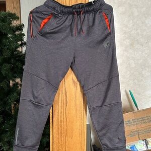Russell Athletic Gray and Red Kids Sweatpants